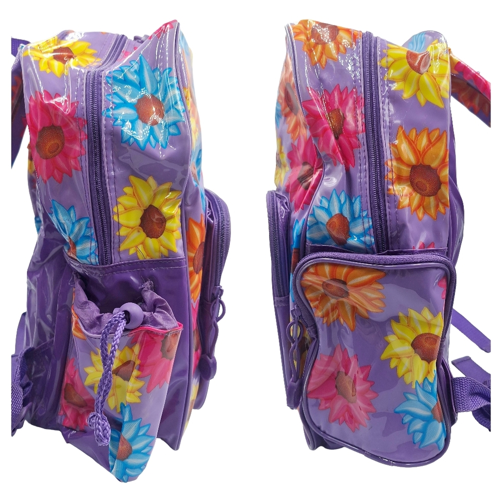 VTG Lisa Frank Sunflower Kittens Large Full-size Backpack - Picture 5 of 14